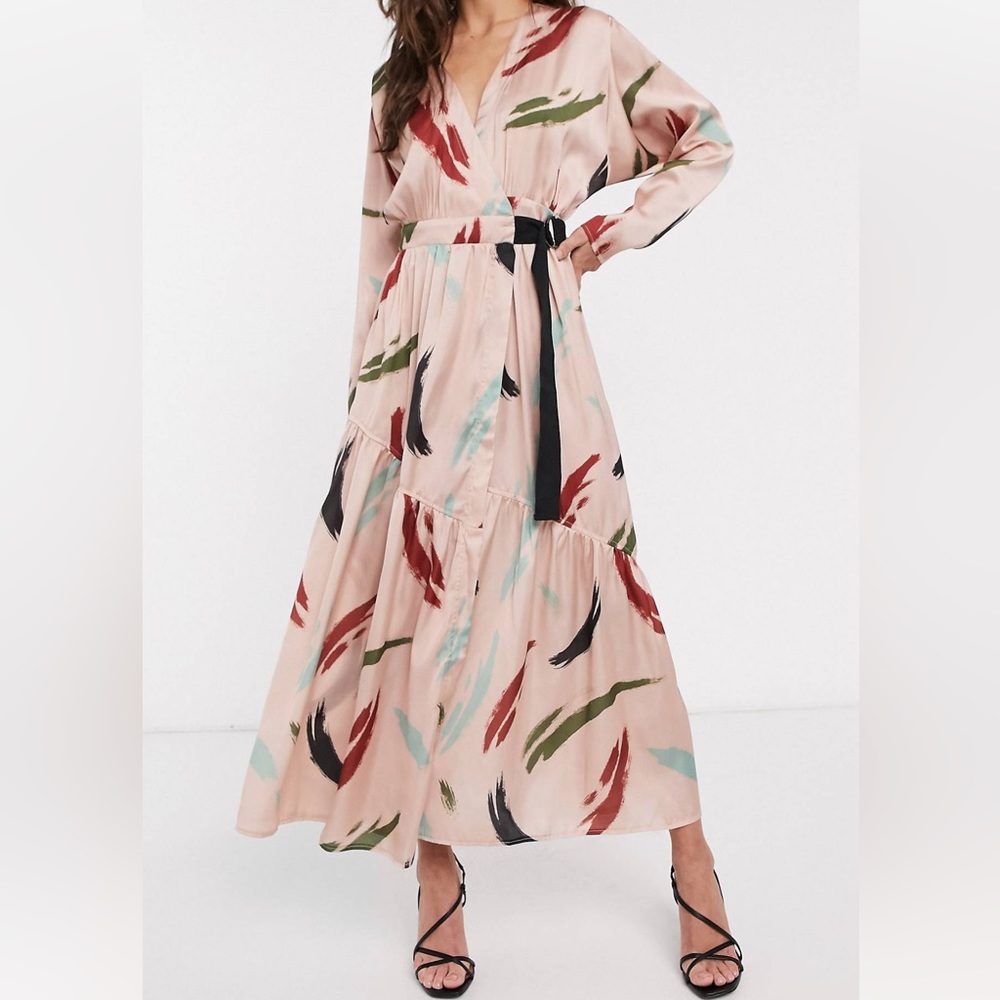 ASOS Maxi Wrap Dress size US 2 New with tags